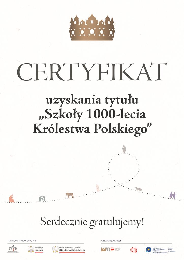 Certyfikat 1000 lecie Copy